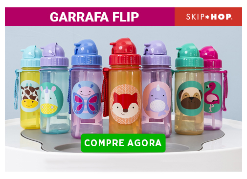 Garrafa Flip Zoo - Skip Hop